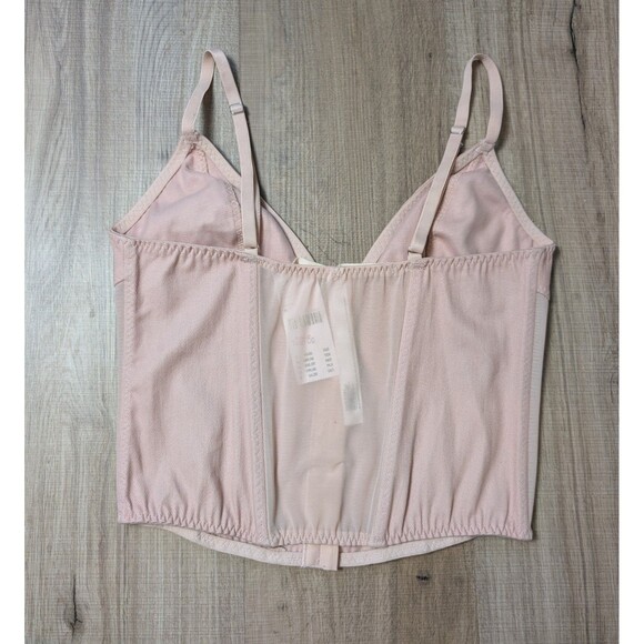 NWT Urban Outfitters Size M Enchanted Pink Corset Top Coquette Night-Out - Picture 4 of 11